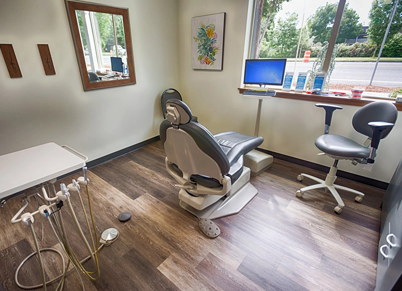 Advanced dental office equipped for comfortable patient care at Oregon Smile Care Center